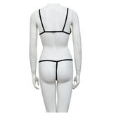 Stylish Bra for Honeymoon See Through Embroidered Bra Panty Set